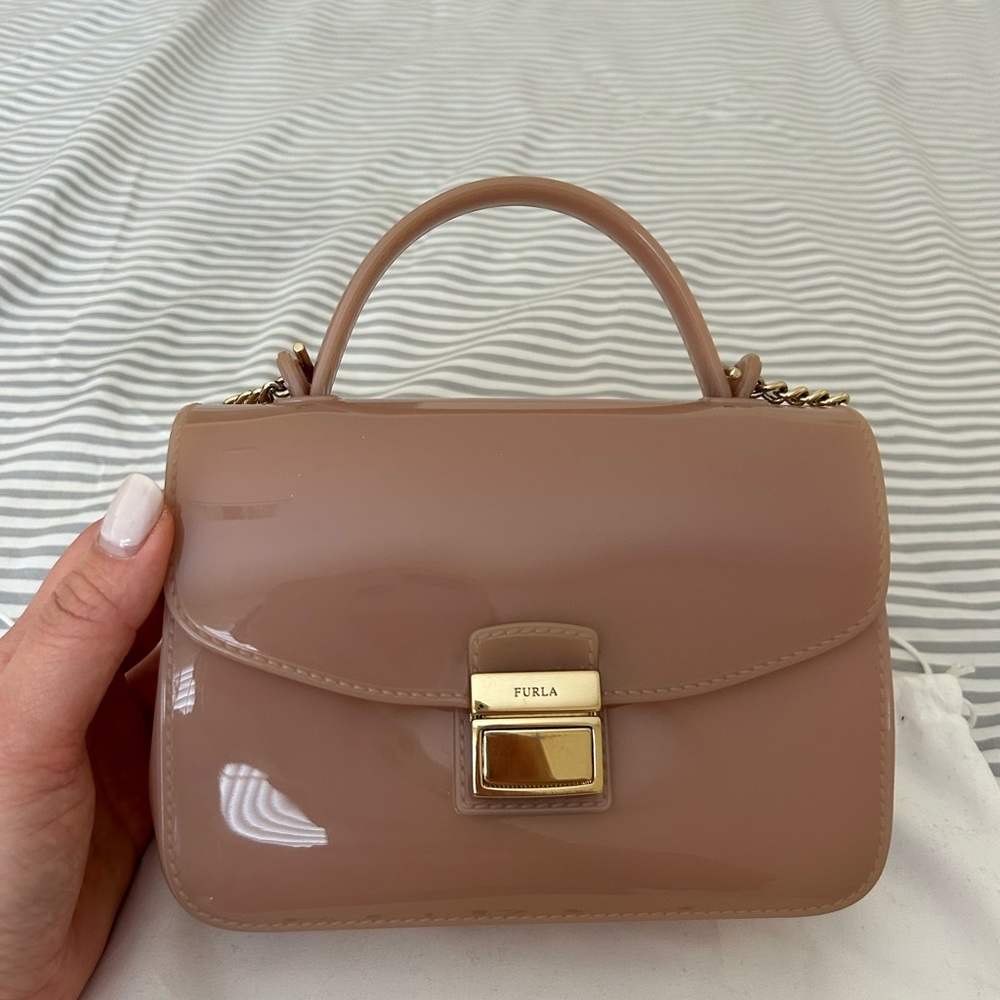Furla Candy Crossbody Mini PVC Rubber Jelly Bag